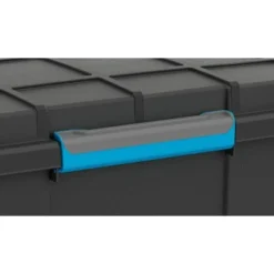 Aufbewahrungsbox Scuba L Mit Silikonring Im Deckel Und 4 Rollen Schwarz -Wenko Astra Geschaft 00 scuba boxl bkskg 1521 4