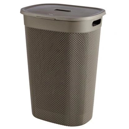 Curver Wäschebox Mit Deckel Filo Cappuccino 55 L 1 Curver Wäschebox Mit Deckel Filo Cappuccino 55 L