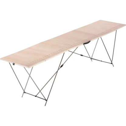 LUX Holz-Tapeziertisch Mit Stahl-Gestell 1 LUX Holz-Tapeziertisch Mit Stahl-Gestell