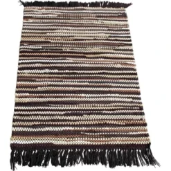 Fleckerlteppich Arlberg Braun 70 Cm X 140 Cm