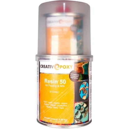 CreativEpoxy Resin 50 A+B 0,85 Kg Transparent 4 CreativEpoxy Resin 50 A+B 0,85 Kg Transparent – Bild 4