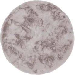 Schöner Wohnen Kunstfell Tender Taupe Ø 120 Cm