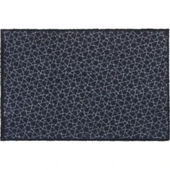 Sauberlaufmatte Waben Schwarz-Weiß 50 Cm X 75 Cm