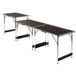 LUX Multifunktionstisch Aluminium 3-teilig