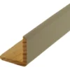 Winkelleiste Kiefer Weiß Lackiert 33 Mm X 19 Mm Länge 2400 Mm