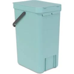 Brabantia Abfallbehälter Sort & Go 16 L Mint Mit Wandhalterung -Wenko Astra Geschaft 109343 brabantia sortgo 4