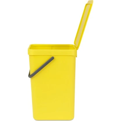 Brabantia Abfallbehälter Sort & Go 16 L Gelb Mit Wandhalterung 3 Brabantia Abfallbehälter Sort & Go 16 L Gelb Mit Wandhalterung – Bild 3