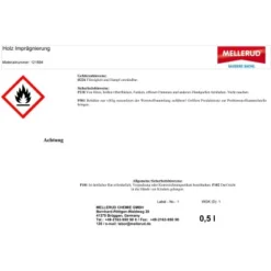 Mellerud Holz-Imprägnierung 0,5 L -Wenko Astra Geschaft 121884 2225 hazard 1
