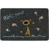 ASTRA-Kollektion Fußmatte Flocky Color Welcome Bär 40 Cm X 60 Cm