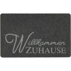 ASTRA-Kollektion Fußmatte Flocky Color Willkommen Zuhause 50 Cm X 80 Cm