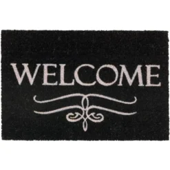 Astra Türmatte Coco Style 40 X 60 Cm Welcome Schwarz