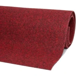 Andiamo Teppichboden Nadelfilz Manchester Rot Meterware Breite: 400 Cm