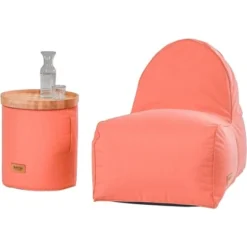 Siena Garden Hocker Flow.U Round Ø 45 Cm X 50 Cm Berry Red -Wenko Astra Geschaft 1346626 1346 P38977 8