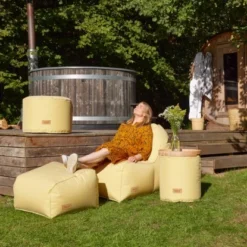 Siena Garden Fußablage Flow.U Feet 80 Cm X 70 Cm X 45 Cm Lemon Juice -Wenko Astra Geschaft 1346741 1346 P38985 12