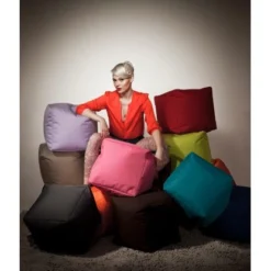 Sitting Point Sitzwürfel Orange -Wenko Astra Geschaft 1351113 2 2