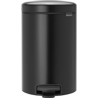Brabantia Treteimer NewIcon 12 L Matt Black 1 Brabantia Treteimer NewIcon 12 L Matt Black