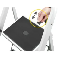 K40 BASICLINE Stahl-Trittleiter 2-Stufig -Wenko Astra Geschaft 143712 4547 4