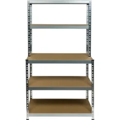 Metall-Stufenregal Verzinkt 180 Cm X 100 Cm X 60 Cm