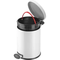 Hailo Tret-Mülleimer Cleanline TX M Weiß 11 L -Wenko Astra Geschaft 151 obi cleanline tx m d01