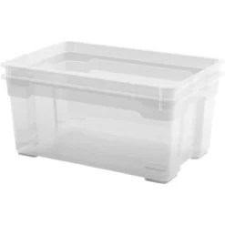 OBI Allzweckbox Santos Transparent L 45 L 2er-Set