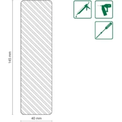 FN Neuhofer Rahmenholz Gerundet Fichte/Kiefer Astig Unbeh. 40 X 145 X 2.400 Mm -Wenko Astra Geschaft 159742 4910 2