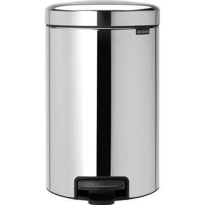 Brabantia Treteimer NewIcon 12 L Brilliant Steel 1 Brabantia Treteimer NewIcon 12 L Brilliant Steel