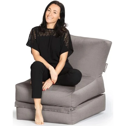 Sitting Point Sitzsack Twist Outside 300 L Grau 3 Sitting Point Sitzsack Twist Outside 300 L Grau – Bild 3