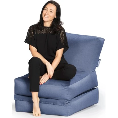 Sitting Point Sitzsack Twist Outside 300 L Blau 3 Sitting Point Sitzsack Twist Outside 300 L Blau – Bild 3