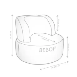 Sitting Point Sitzsack Bebop Scuba Grün -Wenko Astra Geschaft 193 2256 bebopbemassung 10 1