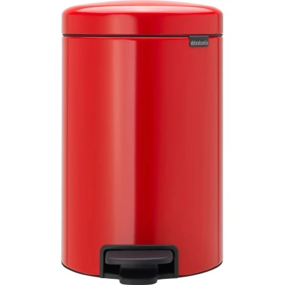 Brabantia Treteimer NewIcon 12 L Rot Mit Geräuschlosem Deckelverschluss 1 Brabantia Treteimer NewIcon 12 L Rot Mit Geräuschlosem Deckelverschluss