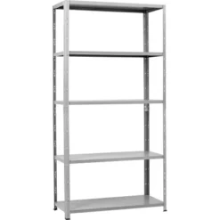 Metall-Steckregal ST 100/65 Hammerschlag Lackiert 195 Cm X 100 Cm X 40 Cm