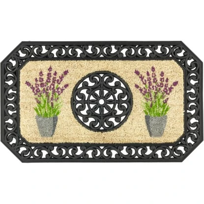 Astra Fußmatte Coco Twin 45 Cm X 75 Cm Lavendel 2 Astra Fußmatte Coco Twin 45 Cm X 75 Cm Lavendel – Bild 2