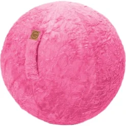 Sitting Ball Sitzball Fluffy Pink