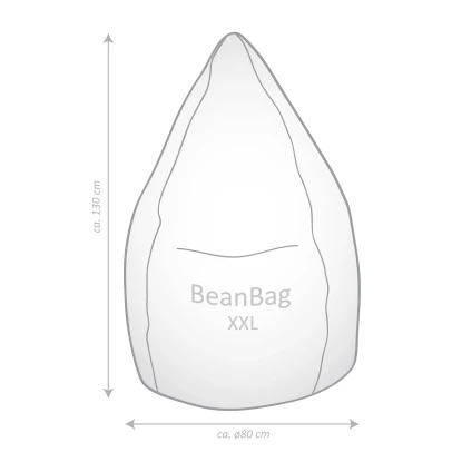Sitting Point Sitzsack Beanbag Brava L 120 L Braun 7 Sitting Point Sitzsack Beanbag Brava L 120 L Braun – Bild 7