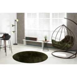 Lalee Teppich Heaven Rund Ø 120 Cm Basil -Wenko Astra Geschaft 257088 4962 AB 04