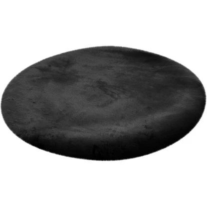 Lalee Teppich Heaven Rund Ø 120 Cm Schwarz 2 Lalee Teppich Heaven Rund Ø 120 Cm Schwarz – Bild 2