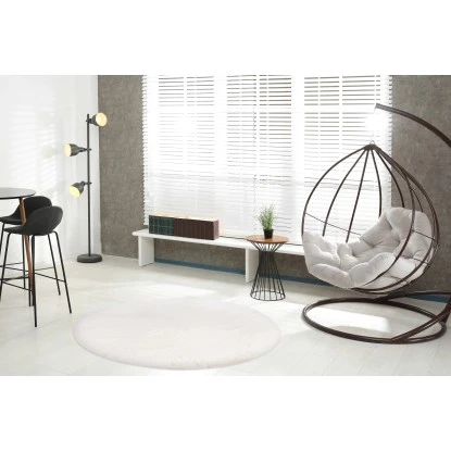 Lalee Teppich Heaven Rund Ø 120 Cm Ivory 4 Lalee Teppich Heaven Rund Ø 120 Cm Ivory – Bild 4