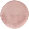 Lalee Teppich Heaven Rund Ø 120 Cm Powder Pink