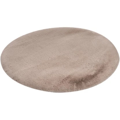 Lalee Teppich Heaven Rund Ø 120 Cm Taupe 2 Lalee Teppich Heaven Rund Ø 120 Cm Taupe – Bild 2