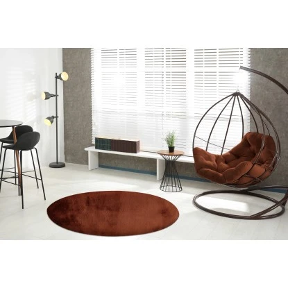 Lalee Teppich Heaven Rund Ø 120 Cm Terra 4 Lalee Teppich Heaven Rund Ø 120 Cm Terra – Bild 4