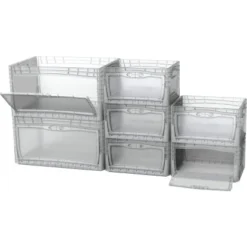Eurobox-System Box Flap Side 40 X 30 X 22 Cm Transparent -Wenko Astra Geschaft 261575 3886 1