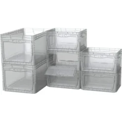Eurobox-System Box Flap Side 40 X 30 X 22 Cm Transparent -Wenko Astra Geschaft 261575 3886 4