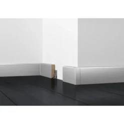 Sockelleiste White&Black Cubica Weiß 60 Mm X 18 Mm Länge 2500 Mm -Wenko Astra Geschaft 261805 2030 2