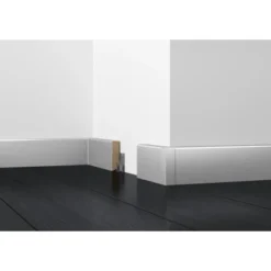 Sockelleiste White&Black Cubica Weiß 100 Mm X 18 Mm Länge 2500 Mm -Wenko Astra Geschaft 261813 2030 2