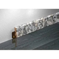 Sockelleiste Digitaldruck Kieselsteine Groß 58 Mm X 17 Mm Länge 2500 Mm -Wenko Astra Geschaft 261889 2030 2