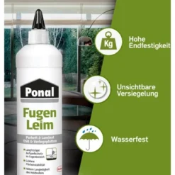 Ponal Holzleim Fugen-Leim Wasserfester Weißleim 1 Kg -Wenko Astra Geschaft 272752 2061 2