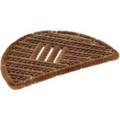 Astra Fußmatte Coco Brush Halbrund 40 Cm X 60 Cm