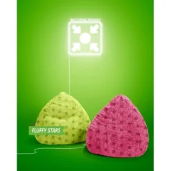 Sitting Point Sitzsack BeanBag Fluffy Stars 220 L Grün -Wenko Astra Geschaft 2943sitzsackFluffyStars 2 1