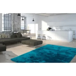 Obsession Hochflor-Teppich Curacao Petrol 80 Cm X 150 Cm -Wenko Astra Geschaft 2 4940 curacao 490petrol 2