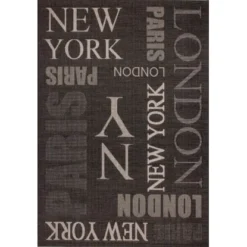 Lalee Teppich Coco 631 Graphit 80 Cm X 150 Cm